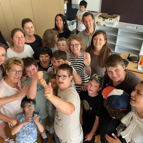 Abschied Livia und Matteo