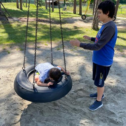 Abschied Livia und Matteo