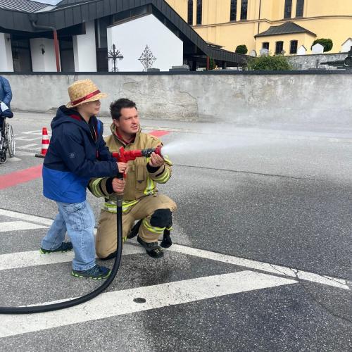Bei der Feuerwehr