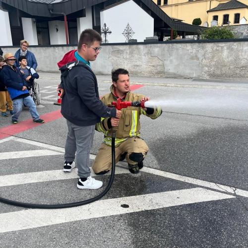 Bei der Feuerwehr