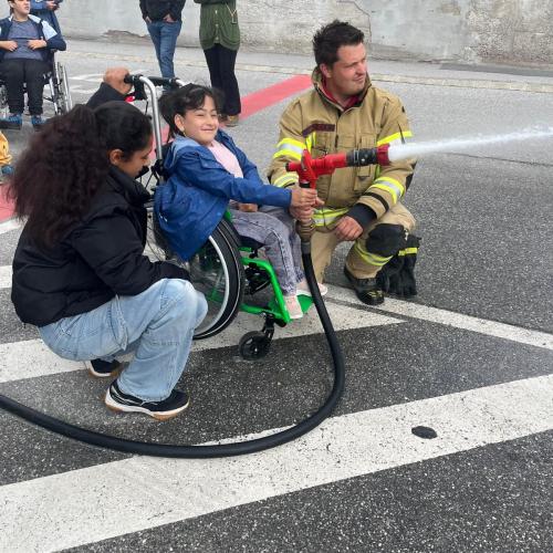 Bei der Feuerwehr