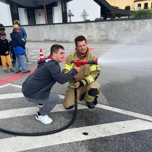 Bei der Feuerwehr