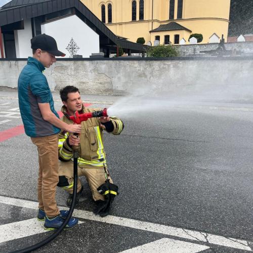 Bei der Feuerwehr
