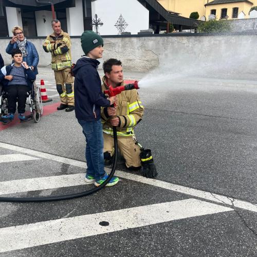 Bei der Feuerwehr