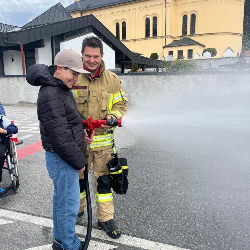 Bei der Feuerwehr
