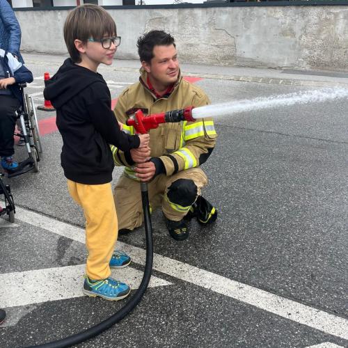 Bei der Feuerwehr