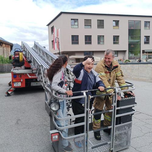 Bei der Feuerwehr