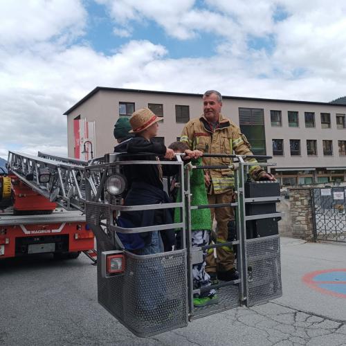 Bei der Feuerwehr