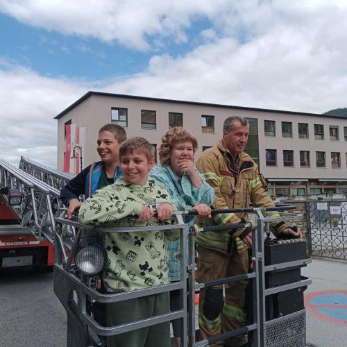 Bei der Feuerwehr