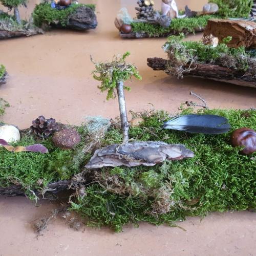 Werken mit Naturmaterialien 2d