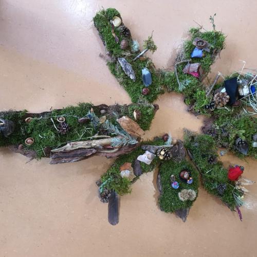 Werken mit Naturmaterialien 2d