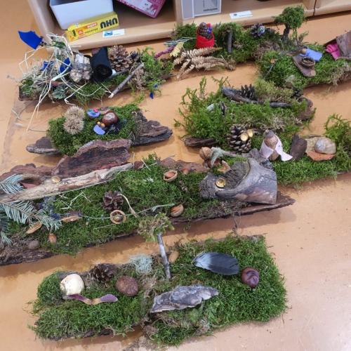 Werken mit Naturmaterialien 2d