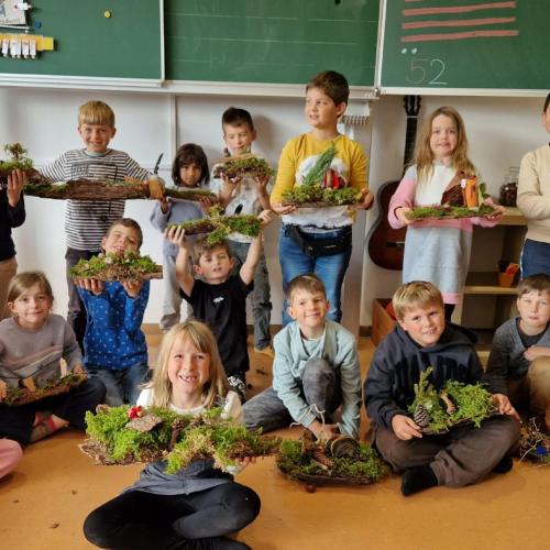 Werken mit Naturmaterialien 2d