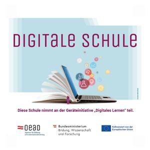 Plakette Digitale Schule