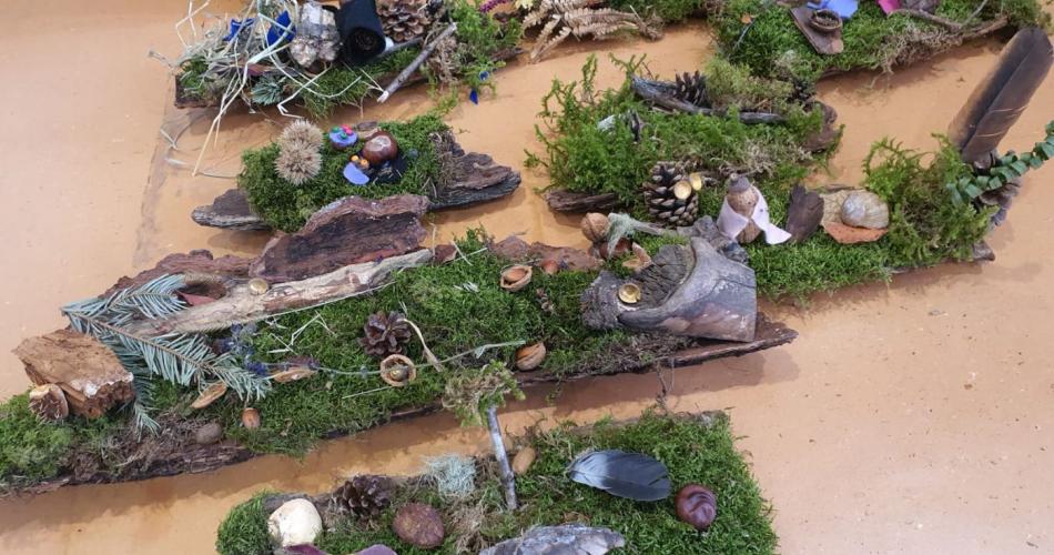 Werken mit Naturmaterialien 2d